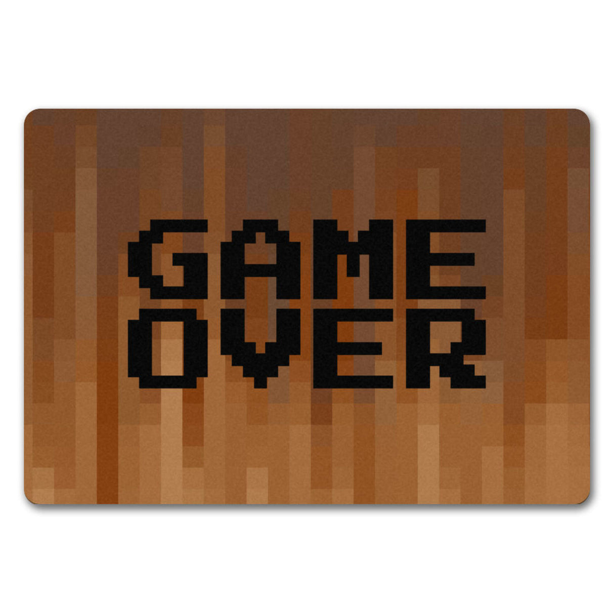 Fußmatte in 35x50 cm mit Pixelmotiv und Spruch: Crafting Room Pixel Art Zockerzimmer