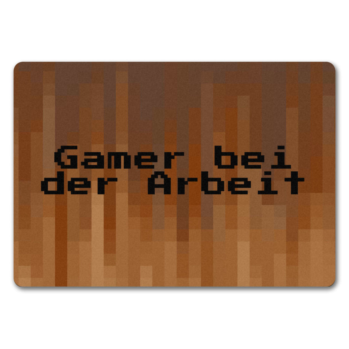 Fußmatte in 35x50 cm mit Pixelmotiv und Spruch: Crafting Room Pixel Art Zockerzimmer