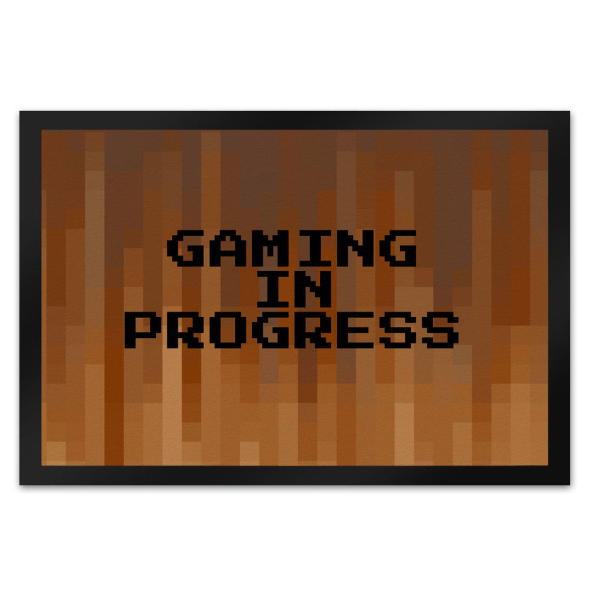 Fußmatte in 35x50 cm mit Pixelmotiv und Spruch: Crafting Room Pixel Art Zockerzimmer