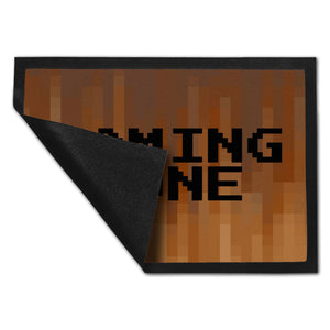 Fußmatte in 35x50 cm mit Pixelmotiv und Spruch: Crafting Room Pixel Art Zockerzimmer