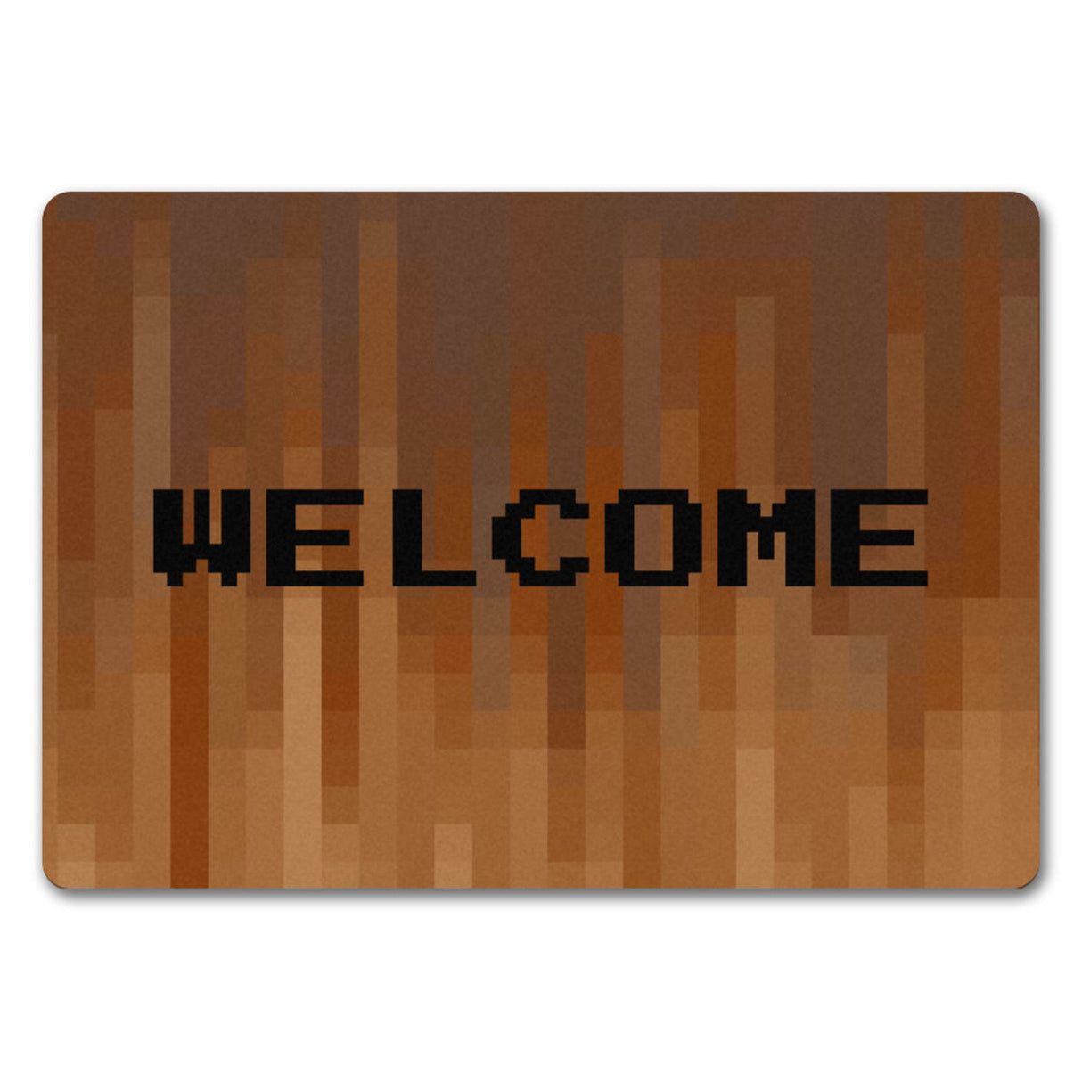 Fußmatte in 35x50 cm mit Pixelmotiv und Spruch: Crafting Room Pixel Art Zockerzimmer
