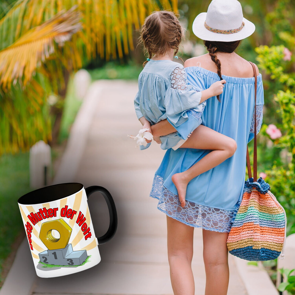 Kaffeebecher beste Mutter der Welt Geschenk zum Muttertag für Mama Handwerk
