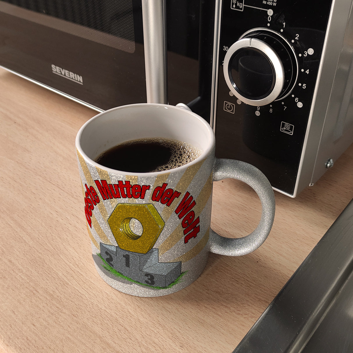 Kaffeebecher beste Mutter der Welt Geschenk zum Muttertag für Mama Handwerk