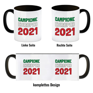 Kaffeebecher Campione Europeo 2021 Italia Italien Europameister Tazza