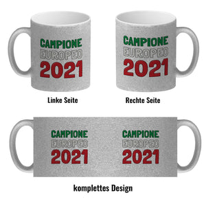 Kaffeebecher Campione Europeo 2021 Italia Italien Europameister Tazza