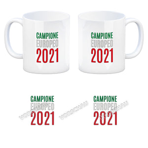 Kaffeebecher Campione Europeo 2021 Italia Italien Europameister Tazza