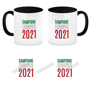 Kaffeebecher Campione Europeo 2021 Italia Italien Europameister Tazza