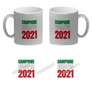 Kaffeebecher Campione Europeo 2021 Italia Italien Europameister Tazza