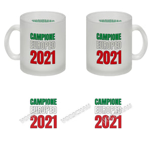 Kaffeebecher Campione Europeo 2021 Italia Italien Europameister Tazza