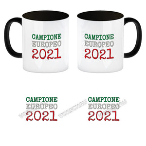 Kaffeebecher Campione Europeo 2021 Italia Italien Europameister Tazza