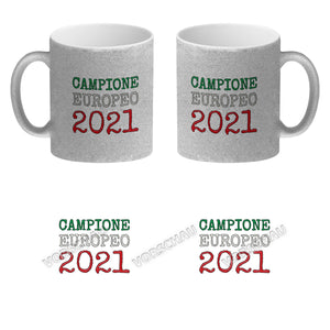 Kaffeebecher Campione Europeo 2021 Italia Italien Europameister Tazza