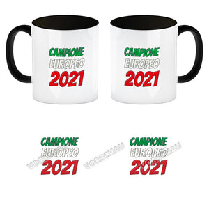 Kaffeebecher Campione Europeo 2021 Italia Italien Europameister Tazza