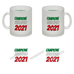 Kaffeebecher Campione Europeo 2021 Italia Italien Europameister Tazza