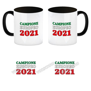 Kaffeebecher Campione Europeo 2021 Italia Italien Europameister Tazza