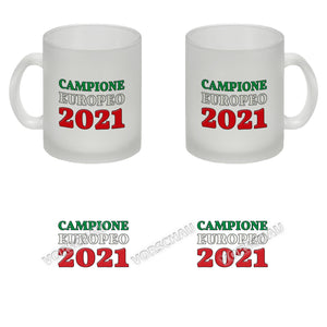 Kaffeebecher Campione Europeo 2021 Italia Italien Europameister Tazza