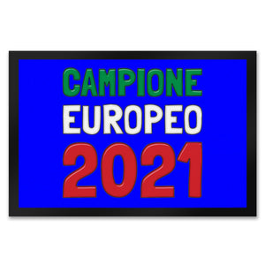 Fussmatte Campione Europeo 2021 Italia Italien Europameister Zerbino