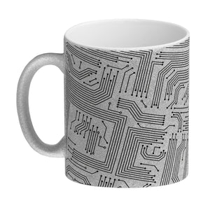 Kaffeebecher CPU Motiv - Coffee Processing Unit mit Motherboard Motiv