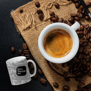 Kaffeebecher CPU Motiv - Coffee Processing Unit mit Motherboard Motiv