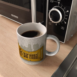 Märchen Kaffeebecher - Es war einmal... mit Schloss im Hintergrund