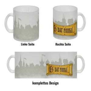 Märchen Kaffeebecher - Es war einmal... mit Schloss im Hintergrund