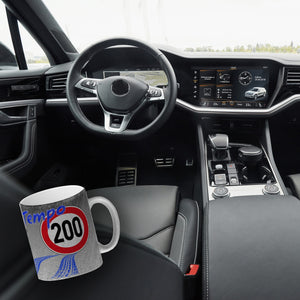 Kaffeebecher gegen Tempolimit - für 200 km/h bei Nässe auf Autobahn