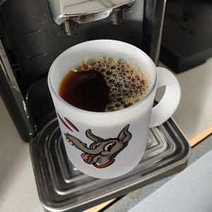 Kaffeebecher mit Spruch - Ich brauche keinen Therapeuten. Ich hab ja meine Esel