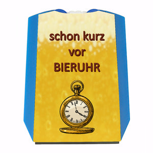 Bier Parkscheibe mit Spruch eilige Bierlieferung mit 2 Einkaufswagenchips