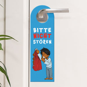 Türhänger Superheldenmotiv - Bitte nicht stören oder Was kann ich für dich tun