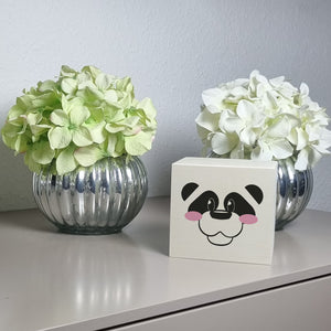 Spardose aus Keramik mit niedlichem Panda-Gesicht - für kleine Kinder