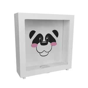 Spardose aus Keramik mit niedlichem Panda-Gesicht - für kleine Kinder