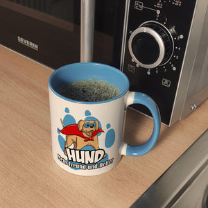 Kaffeebecher mit Superhelden - Labrador - Hund mein Freund und Helfer