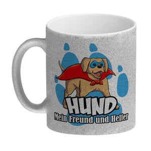 Kaffeebecher mit Superhelden - Labrador - Hund mein Freund und Helfer