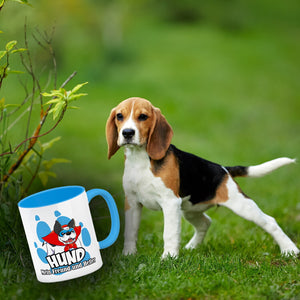 Kaffeebecher mit Superhelden - Dogge - Hund mein Freund und Helfer