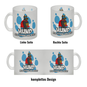 Kaffeebecher mit Superhelden - Dobermann - Hund mein Freund und Helfer