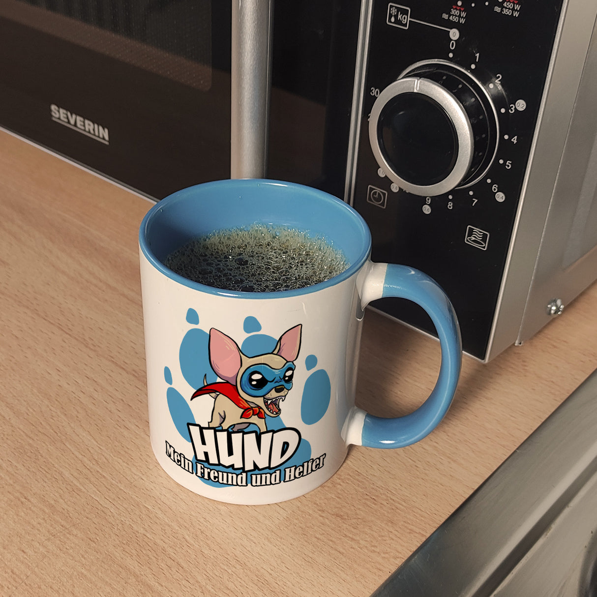 Kaffeebecher mit Superhelden - Chihuahua - Hund mein Freund und Helfer