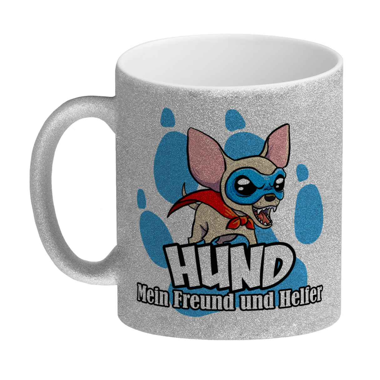Kaffeebecher mit Superhelden - Chihuahua - Hund mein Freund und Helfer