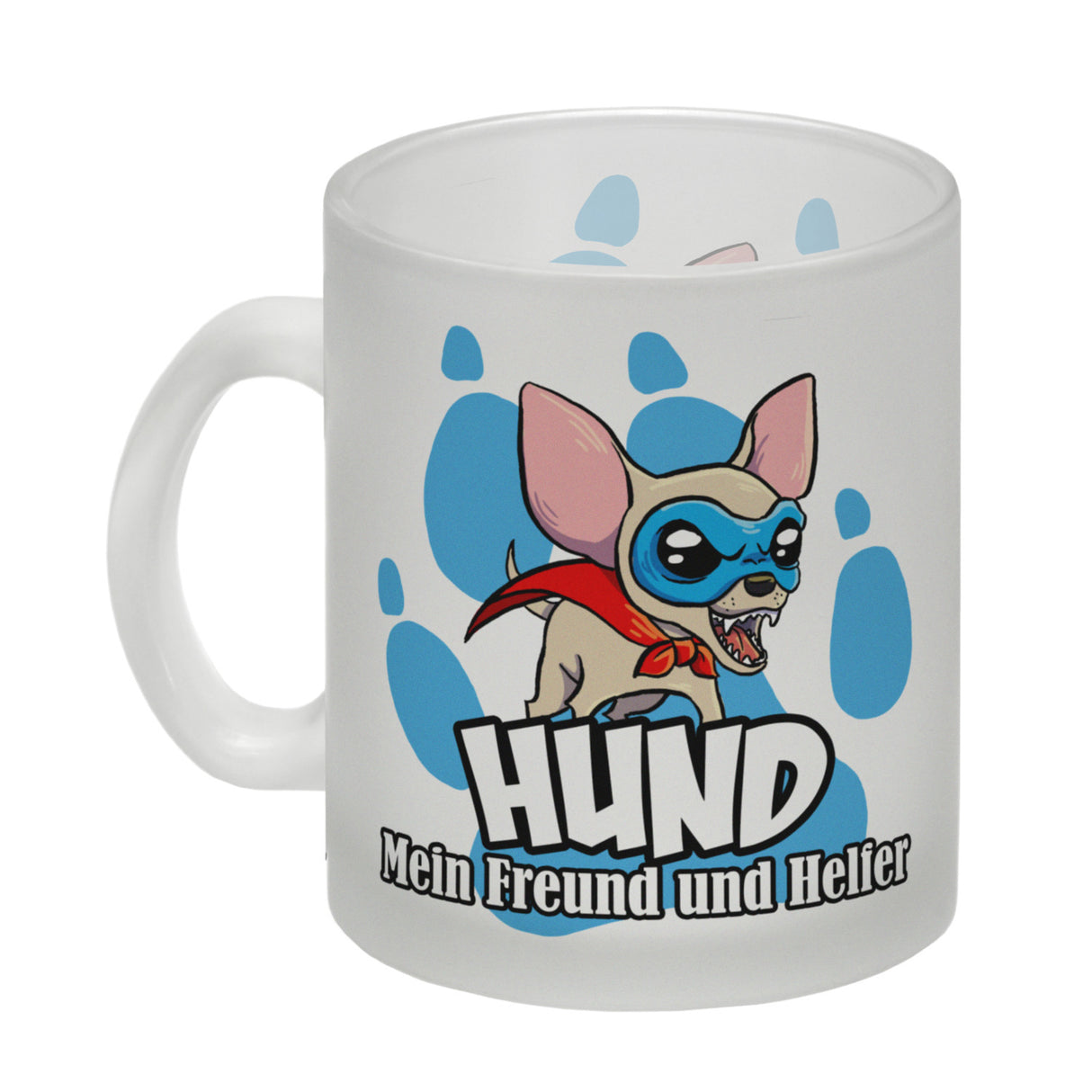 Kaffeebecher mit Superhelden - Chihuahua - Hund mein Freund und Helfer
