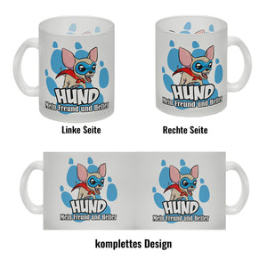 Kaffeebecher mit Superhelden - Chihuahua - Hund mein Freund und Helfer