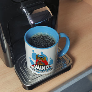 Kaffeebecher mit Superhelden - Dackel - Hund mein Freund und Helfer