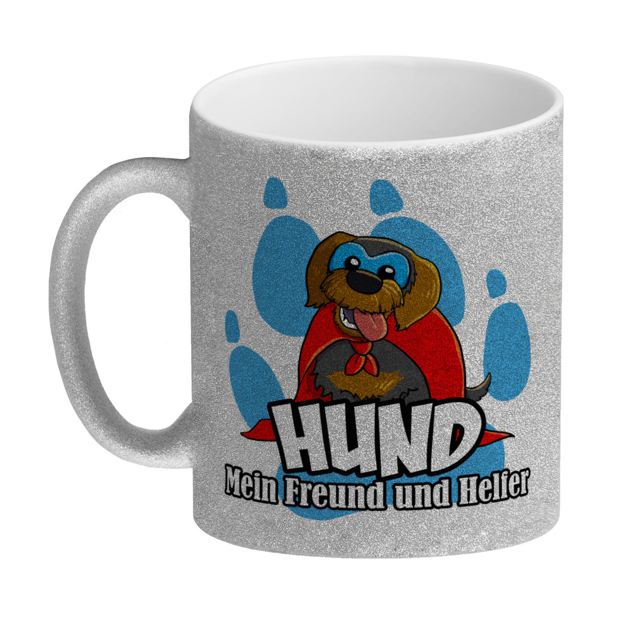 Kaffeebecher mit Superhelden - Dackel - Hund mein Freund und Helfer