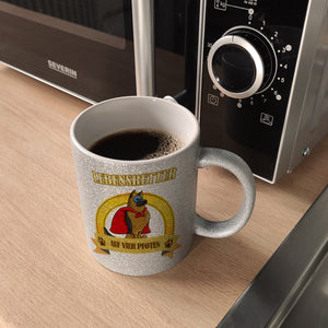 Kaffeebecher mit Superheld - Schäferhund - Lebensretter auf vier Pfoten