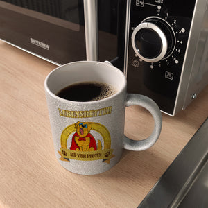 Kaffeebecher mit Superheld - Golden Retriever - Lebensretter auf vier Pfoten