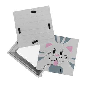 Spardose aus Keramik mit niedlichem Katzen-Gesicht - für kleine Kinder