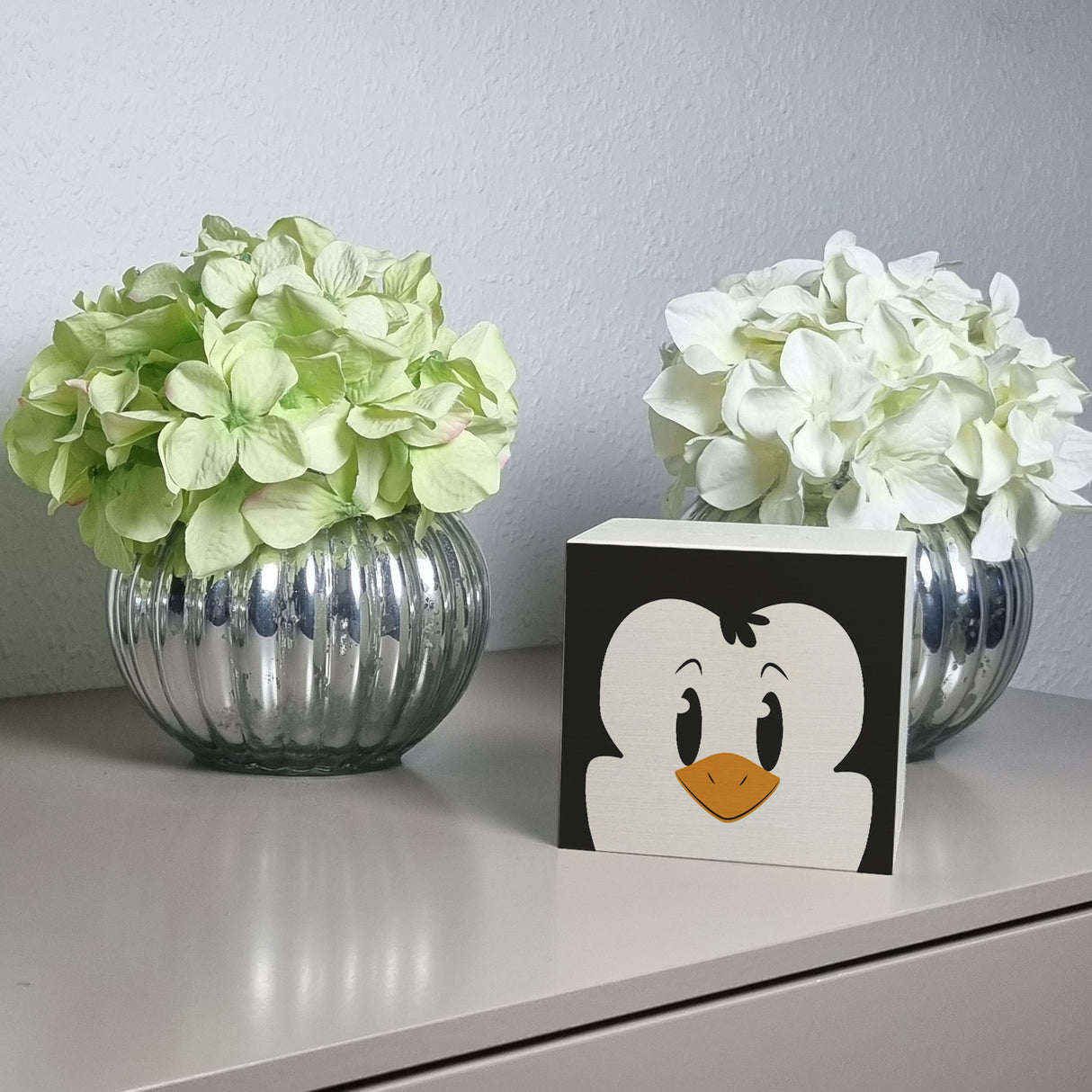 Spardose aus Keramik mit niedlichem Pinguin-Gesicht - für kleine Kinder