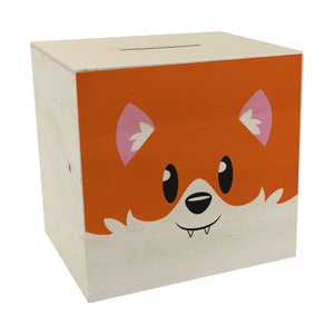 Spardose aus Keramik mit niedlichem Fuchs-Gesicht - für kleine Kinder