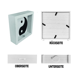 Spardose mit dekorativem Yin und Yang Design - chinesische Philosophie