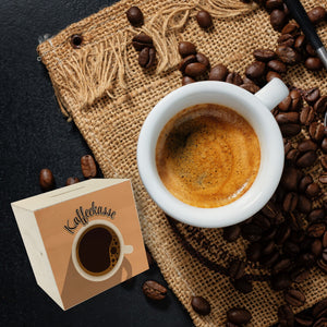 Spardose mit Kaffeetassenmotiv - als Kaffeekasse für Frisöre und Restaurants