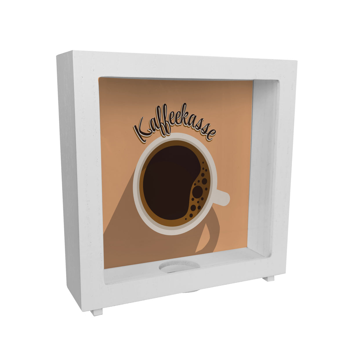 Spardose mit Kaffeetassenmotiv - als Kaffeekasse für Frisöre und Restaurants