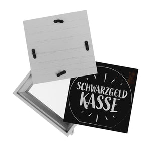 Spardose aus Keramik für Taschengeld mit lustigem Spruch - Schwarzgeld Kasse