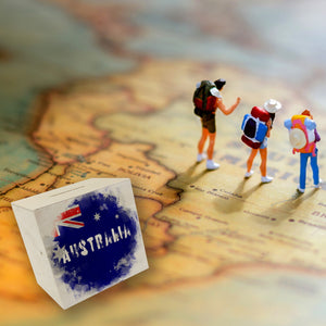 Spardose mit Australien-Flagge im Used Look - Sparschwein für Urlauber